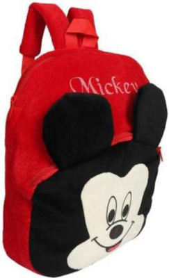 Aveek YHK_A_325_ mickey mouse bag for school kids, cartoon bag for 2 to 6 year baby 14 L Backpack(Red)