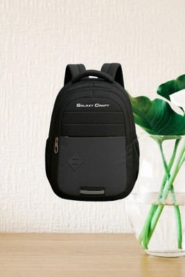Galaxy Craft Premium 30L Laptop Backpack | Casual School & College Bag 32 L Backpack(Black)