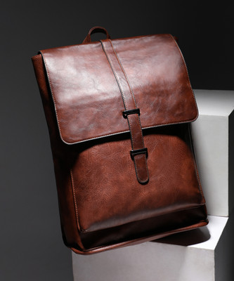 French Accent The City Explorer Backpack - Brown 15 L Backpack(Brown)