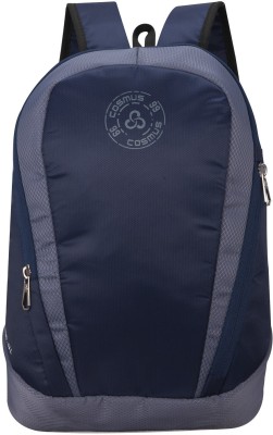 Cosmus Casual College Daypack Medium Size 13-liter Daily use Navy & Grey Water Resistance Backpack Bag 13 L Laptop Backpack(Blue)