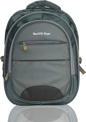 REALFIT Delta3 | Travel College office Laptop Backpack |Modern Design 30 L Backpack(Grey)