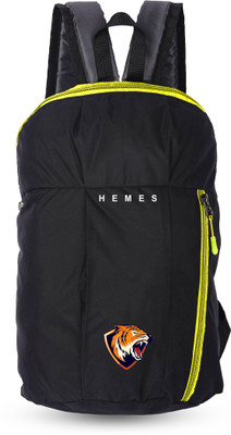 Hemes -Tiger-YellowZip_15 12 L Backpack(Black, Yellow)