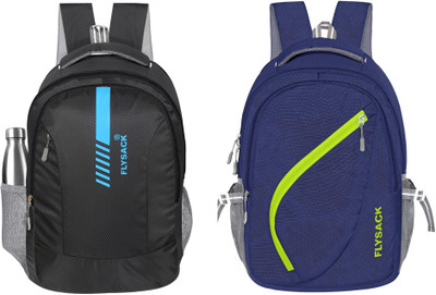 FLYSACK Everyday Versatile Casual Durable Stylish Multi-Purpose Classic Backpack 35 L Backpack(Black, Blue)