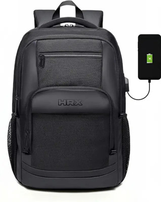 HRX by Hrithik Roshan Bange Captain Premium bag 38 L Laptop Backpack(Black)