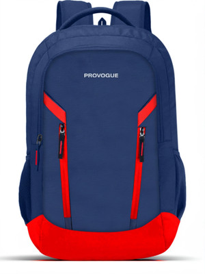 PROVOGUE 3 Compartment Premium Quality Bag for upto 15.6 inch 48 L Laptop Backpack(Blue, Red)