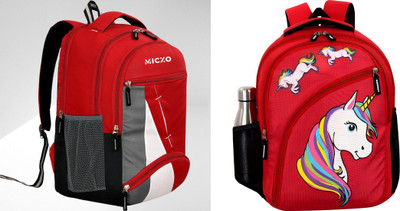 top lait Comfortable Durable Backpack for Daily Commute of School College Office 30 L Backpack(Red, Red)