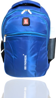 ISB Fashion Unisex College & School & office and traveling 35 L Laptop Backpack(Blue)