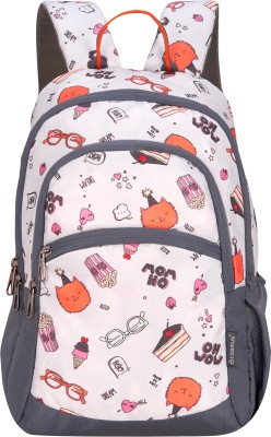 Cosmus KIDO DREAM Kids Grey 15L - 14 inches Polyester School Backpack Bag 15 L Backpack(Grey)