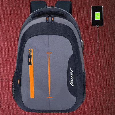 HouseOfCommon backpack bag laptop bag school backpag(18*14) 37 L Laptop Backpack(Black, Grey)