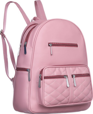 FD FASHION Classic Stylish Trendy Backpack For Women's & Girls 20 L Backpack(Pink)
