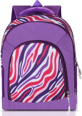 Shavi Bag Kids 20L Print Waterproof Casual/School Bag for Children Boys And Girls 20 L Backpack(Purple)