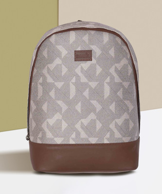 ZOUK Aravalli Abstract Dome Daypack 12 L Backpack(Grey)