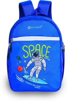 Hyder Kids Astronaut Cartoon Best Stylish Waterproof Lightweight School Bag 20 L Backpack(Blue)