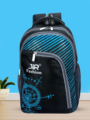 jir fashion College Bags Office School Travel Bags For Men and Women 40 L Laptop Backpack(Black)