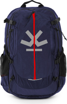 WROGN HUSTLE 45 Pro with Reflective Logo and Rain Cover 45 L Laptop Backpack(Blue)