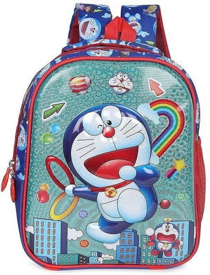 Stylbase Doraemon 3D embossed school backpack Red class up to 2th age 3-5 years 25 L Backpack(Blue, Red)