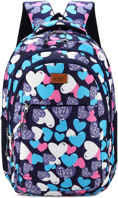 khatushyam collection stylish printed backpack for girls 20 L Backpack(Blue)