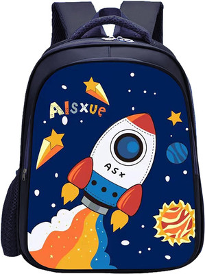 Frantic Polyester 26 L School Bag Class 1 to 8 Daypack 26 L Backpack(Blue)