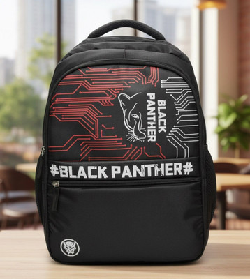 SARAKRAFT BLACK PANTHER Unisex Adult Edition 2 Secret Pockets, 35 L 35 L Laptop Backpack(Black)