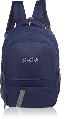 SEE-CRAFT Laptop backpack for office & college 35 L Laptop Backpack(Blue)