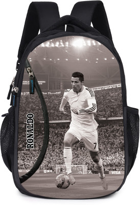 Ronaldo Casual Backpack Daypack Unisex College and School Bag 30 L Laptop Backpack(Black)