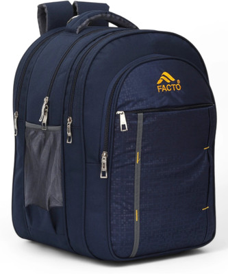 facto High Quality Stylish Casual Waterproof School Bag boys & girls Class 6th to 10th 70 L Backpack(Blue)