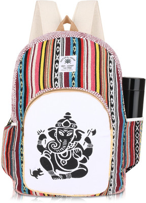 Mahaveer Collection Collage And School Backpack Ganesh JI Print Backpack 15 L Backpack(Multicolor)