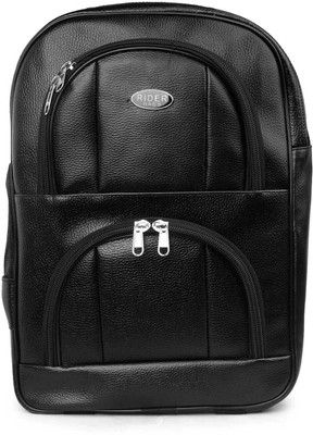 Wakins Heavy leather tool bag 35 L Backpack(Black)