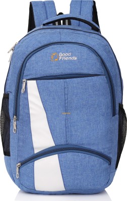 SPORT COLLECTION Good Friends Water Resistant College & School Backpack for Business Backpack 35 L Laptop Backpack(Blue)