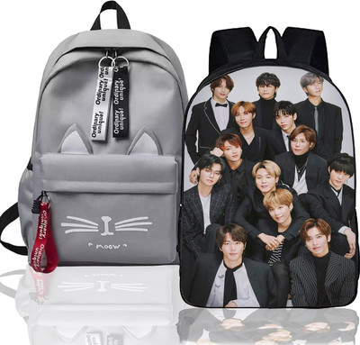 Ruok BTS_MODEL_1 21 L Backpack(Multicolor)