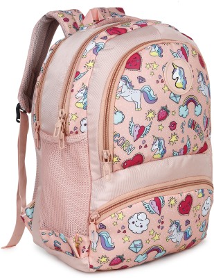 Nia Creations School/Collage/Picknic Bag-Backpack,School bag 19 L Backpack(Pink)