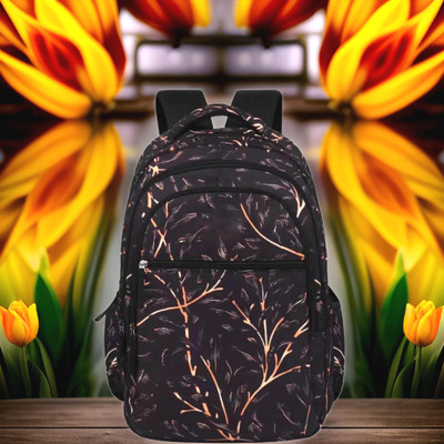JairaJ backpack for men backpack bags bagpack(S-19.1*14) 34 L Laptop Backpack(Black)