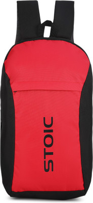 STOIC for daily use, Casual Travel Daypack-1 compartment 16 L Backpack(Red, Black)