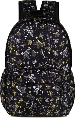 Cluci Print Backpack - Spacious and Stylish School Bag for Men and Women 3 L Backpack(Black)