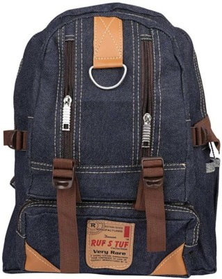 Lappee Large 35L Trendy Canvas Backpack bag for offfice, collage Travel for men & women 35 L Backpack(Black)