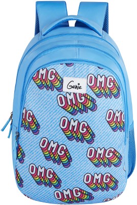 Genie Kido School Bag for Girls, 17 inch. Blue colour Backpack for Women 27 L Backpack(Blue)