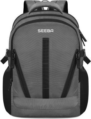 SEEBA Spacy Unisex Laptop Backpack 5 Compartment-Casual Bag-Office Bag 38 L Laptop Backpack(Grey)