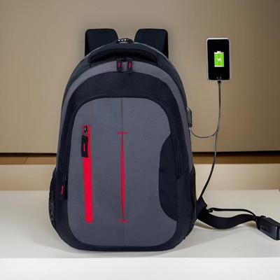 JairaJ backpack bag laptop bag school backpag(19.1*14) 38.1 L Laptop Backpack(Black)