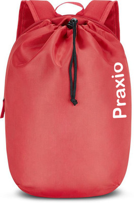 Praxio Daypack small bag for daily use with drawstring 15 L Backpack(Red)