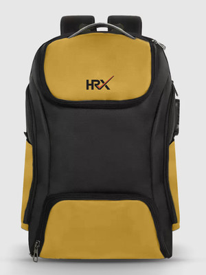 HRX by Hrithik Roshan Black Casual Backpack 40 L Laptop Backpack(Black)