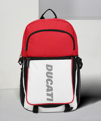 DUCATI DC21-027B 30 L Laptop Backpack(Red, White)