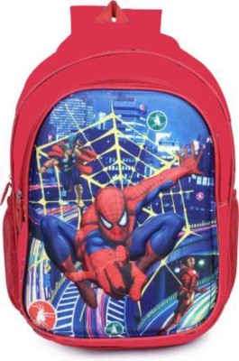 Dejan Latest school bag for kids high quality water resistant casual bag for 6 -10 years 27 L Backpack (Red) Waterproof School Bag(Red, 27 L)