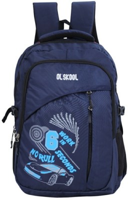 OL SKOOL OLSKOOL013 35L Blue 35 L Laptop Backpack(Blue)