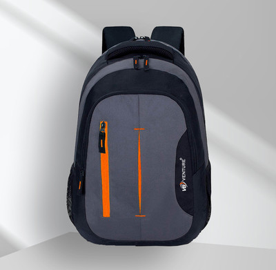 VB VENTURE Durable Water-Resistant with Multiple Compartments for School and College 40 L Laptop Backpack(Black)