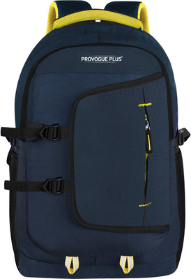 PROVOGUE PLUS Waterproof ASHPER Unisex School Bag With Flap Designer Pen Pocket 40 L Backpack(Blue)