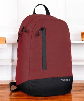 ANTHUB Light weight Upto 15.6 Inch Laptop Backpack.DailyUse(1017) 16 L Laptop Backpack(Maroon, Black)