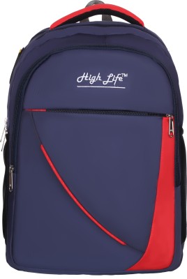 HighLife Backpack 40L Laptop compartible ,School,College ,office,Travel for Men & Women 40 L Laptop Backpack(Blue, Red)