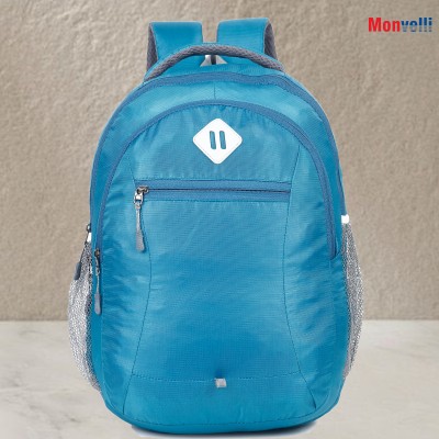 MONVELLI Casual Laptop Backpack for Men Women Boys Girls/Office 30 L Backpack(Blue)