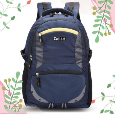Catbox Unisex Spacy with reflective strip 35 L Backpack(Blue)