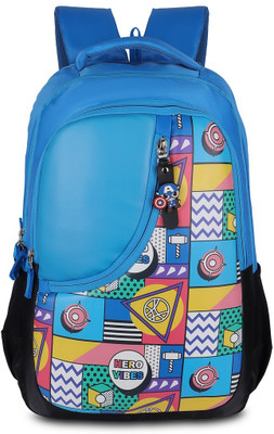 Priority 19 Inch Aristro 006 Printed College Black 40 L Backpack(Black)
